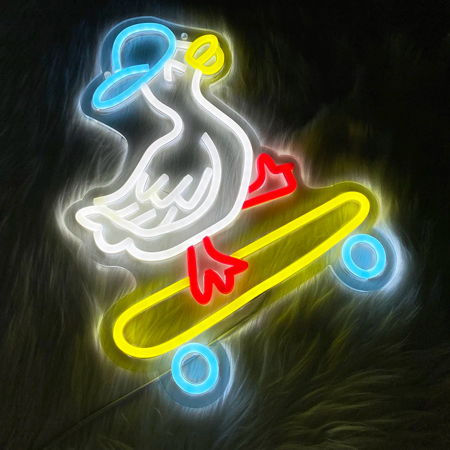 Skateboarding Duck - GotLume