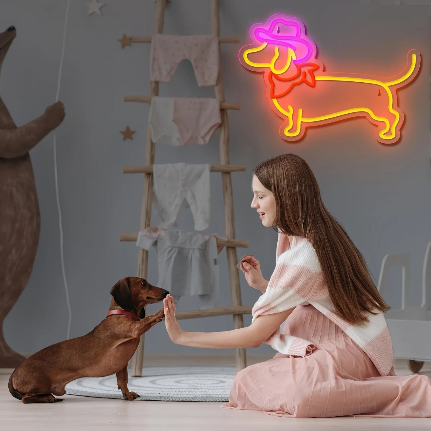 Puppy with Cowboy Hat - GotLume