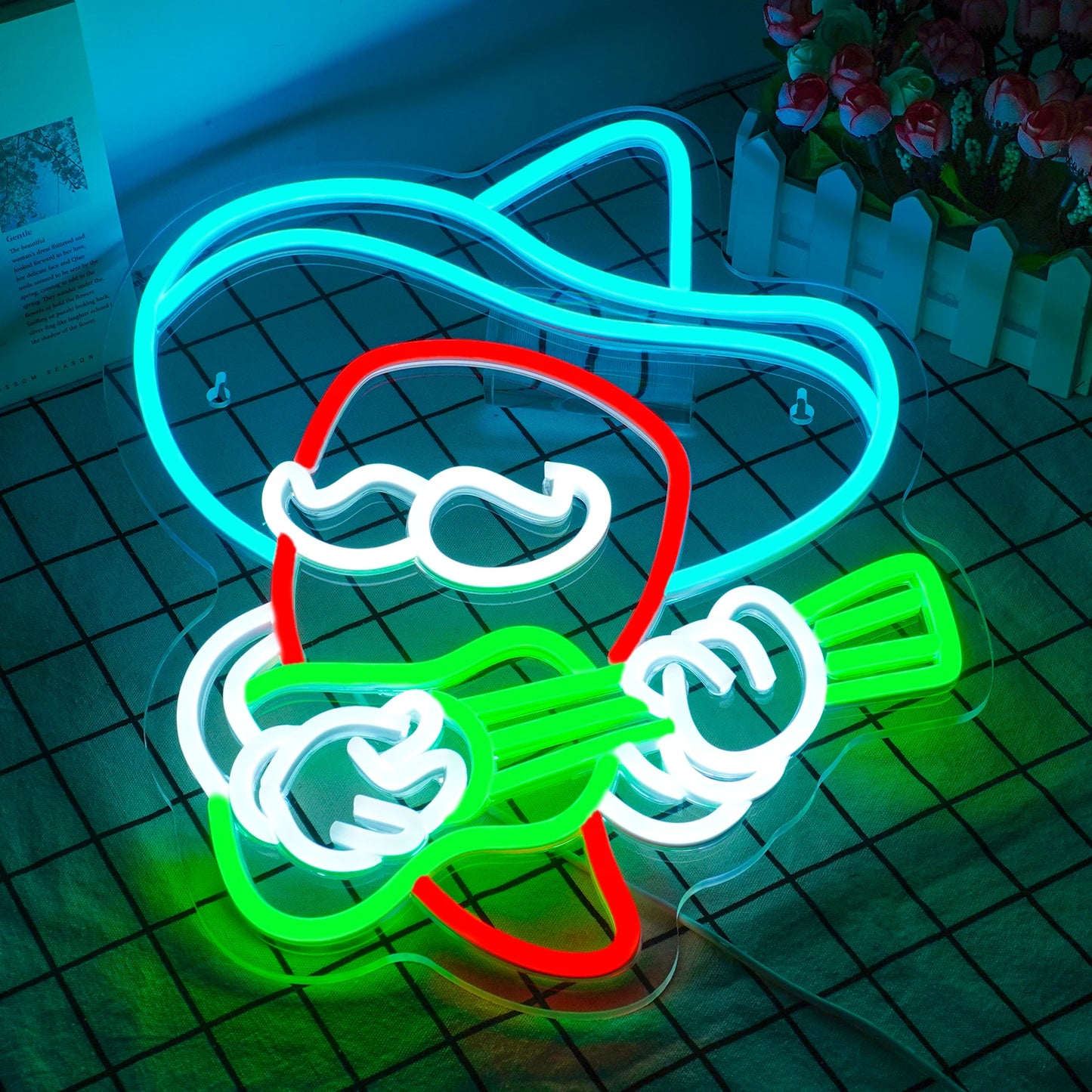 Cowboy Chili Playing Guitar - GotLume