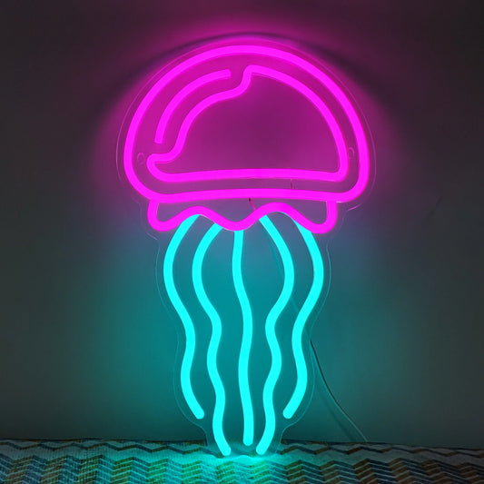 Jellyfish Neon Sign