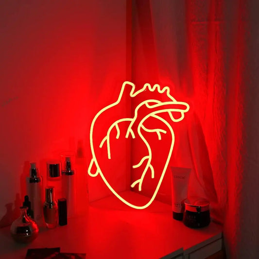 Human Heart Neon Sign