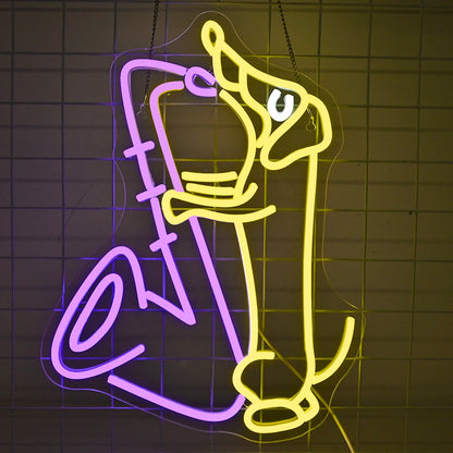 Jazz Playing Dog - GotLume