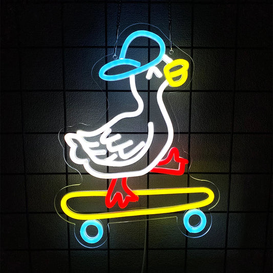 Skateboarding Duck - GotLume