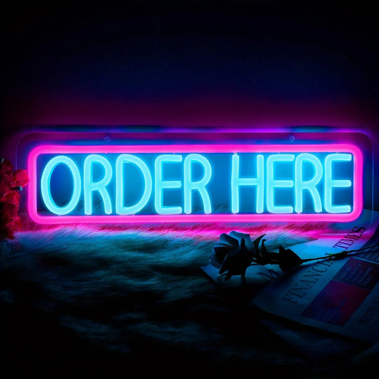 Order Here Neon Sign