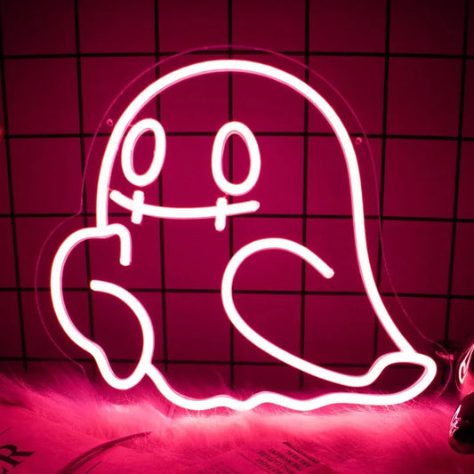 Halloween Ghost Neon Sign