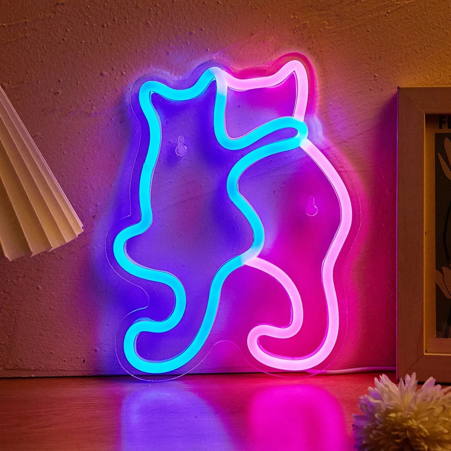 Cat & Dog Neon Sign - GotLume