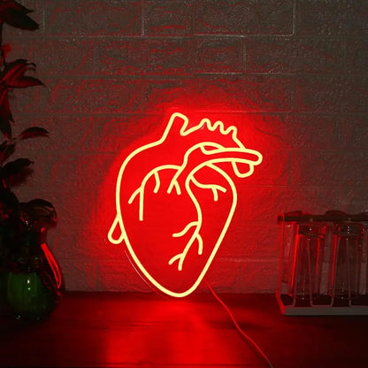 Human Heart Neon Sign