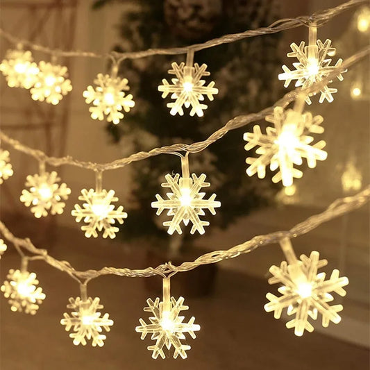 Snowflake String Lights - GotLume