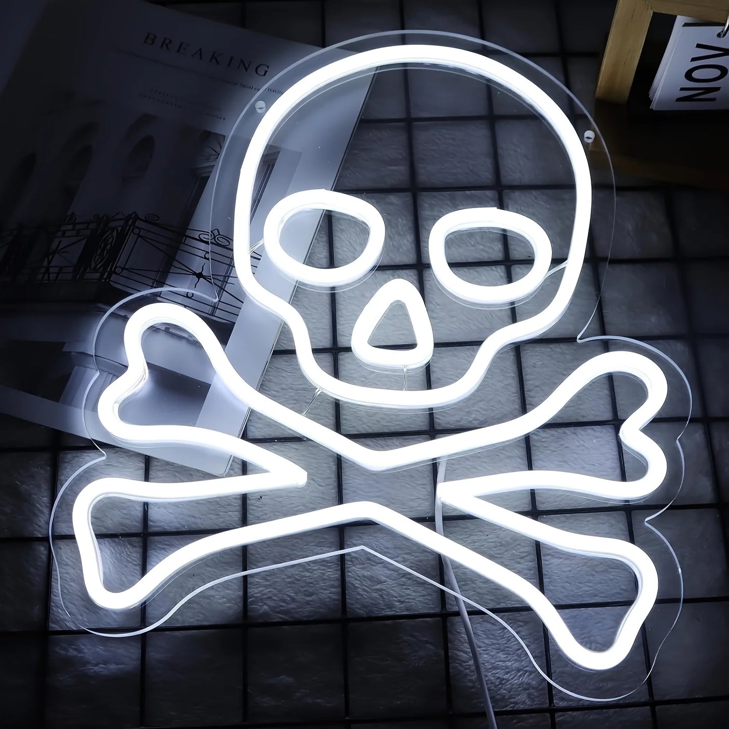 Skull Neon Sign