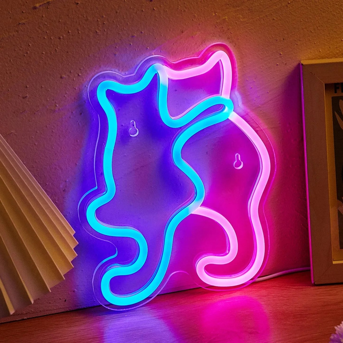 Cat & Dog Neon Sign - GotLume