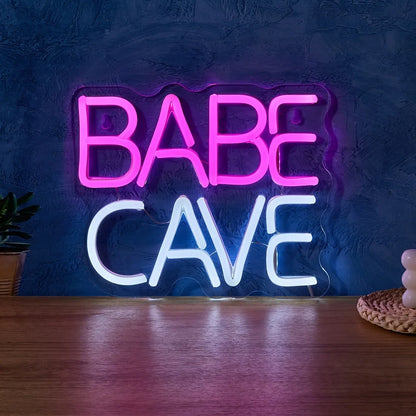 Babe Cave Neon Sign