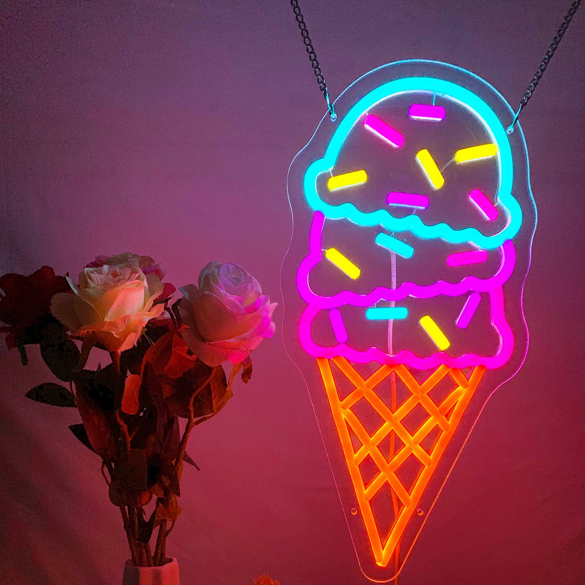 Ice Cream Neon Sign - GotLume